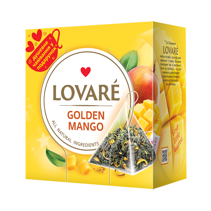 Lovare Tea Pyramids Golden Mango