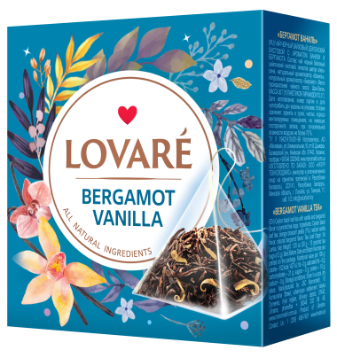 Lovare Tea Pyramids Bergamot Vanilla